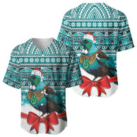 New Zealand Tui Bird Christmas Baseball Jersey Maori Inspired Knitted Patterns