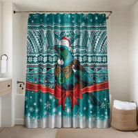 New Zealand Tui Bird Christmas Bathroom Set Maori Inspired Knitted Patterns