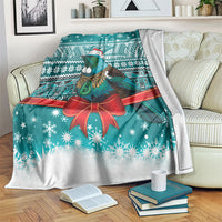 New Zealand Tui Bird Christmas Blanket Maori Inspired Knitted Patterns