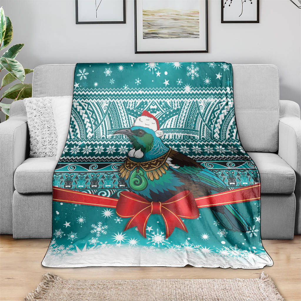 New Zealand Tui Bird Christmas Blanket Maori Inspired Knitted Patterns