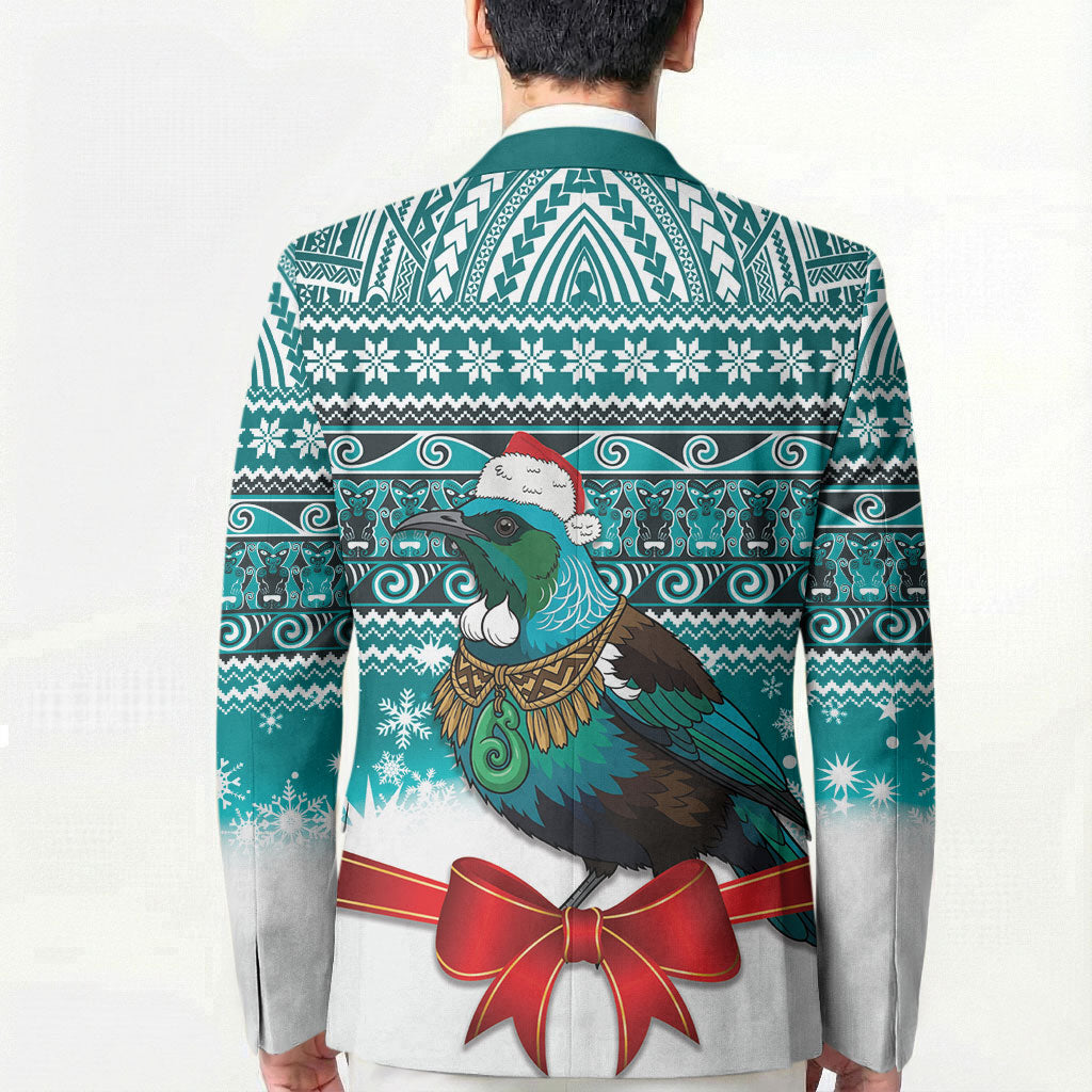 New Zealand Tui Bird Christmas Blazer Maori Inspired Knitted Patterns
