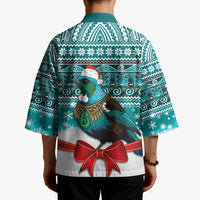 New Zealand Tui Bird Christmas Kimono Maori Inspired Knitted Patterns