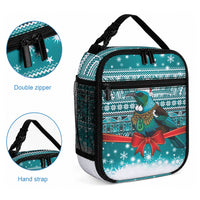 New Zealand Tui Bird Christmas Lunch Bag Maori Inspired Knitted Patterns LT9 - Polynesian Pride