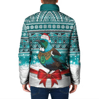 New Zealand Tui Bird Christmas Padded Jacket Maori Inspired Knitted Patterns