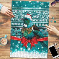 New Zealand Tui Bird Christmas Puzzle Maori Inspired Knitted Patterns