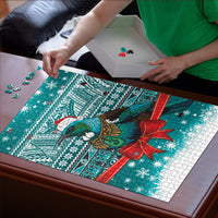 New Zealand Tui Bird Christmas Puzzle Maori Inspired Knitted Patterns