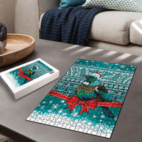 New Zealand Tui Bird Christmas Puzzle Maori Inspired Knitted Patterns