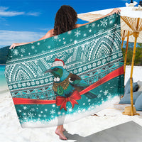 New Zealand Tui Bird Christmas Sarong Maori Inspired Knitted Patterns