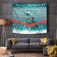 New Zealand Tui Bird Christmas Tapestry Maori Inspired Knitted Patterns