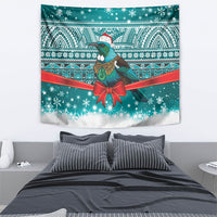 New Zealand Tui Bird Christmas Tapestry Maori Inspired Knitted Patterns