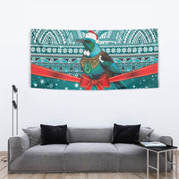 New Zealand Tui Bird Christmas Tapestry Maori Inspired Knitted Patterns