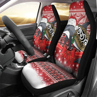 New Zealand Dolphin Terehu Christmas Car Seat Cover Maori Inspired Knitted Patterns LT9 - Polynesian Pride