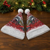 New Zealand Dolphin Terehu Christmas Santa Hat Maori Inspired Knitted Patterns LT9 - Polynesian Pride