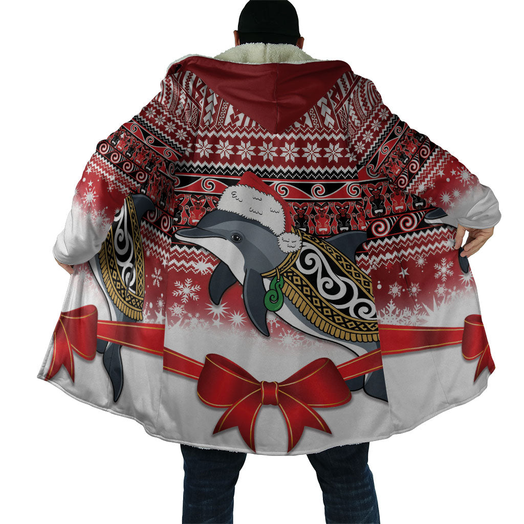 New Zealand Dolphin Terehu Christmas Cloak Maori Inspired Knitted Patterns LT9 - Polynesian Pride