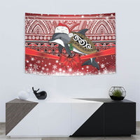 New Zealand Dolphin Terehu Christmas Tapestry Maori Inspired Knitted Patterns LT9 - Polynesian Pride