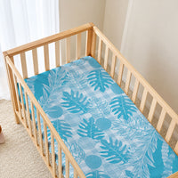 Hawaii Breadfruit Palaka Baby Bed Cover Polu Maile Lei LT9 - Polynesian Pride