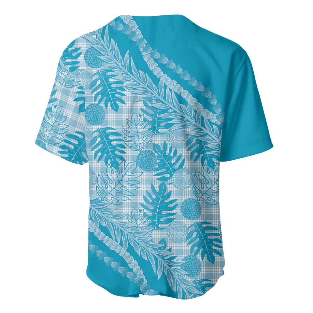 Hawaii Breadfruit Palaka Baseball Jersey Polu Maile Lei LT9 - Polynesian Pride