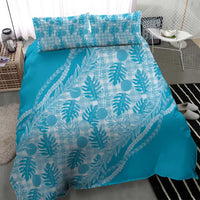 Hawaii Breadfruit Palaka Bedding Set Polu Maile Lei LT9 - Polynesian Pride