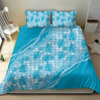 Hawaii Breadfruit Palaka Bedding Set Polu Maile Lei LT9 - Polynesian Pride