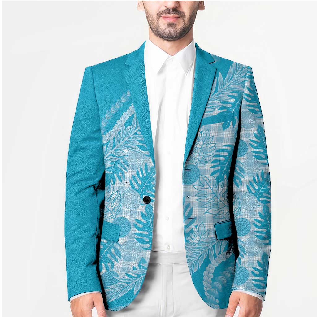 Hawaii Breadfruit Palaka Blazer Polu Maile Lei LT9 - Polynesian Pride
