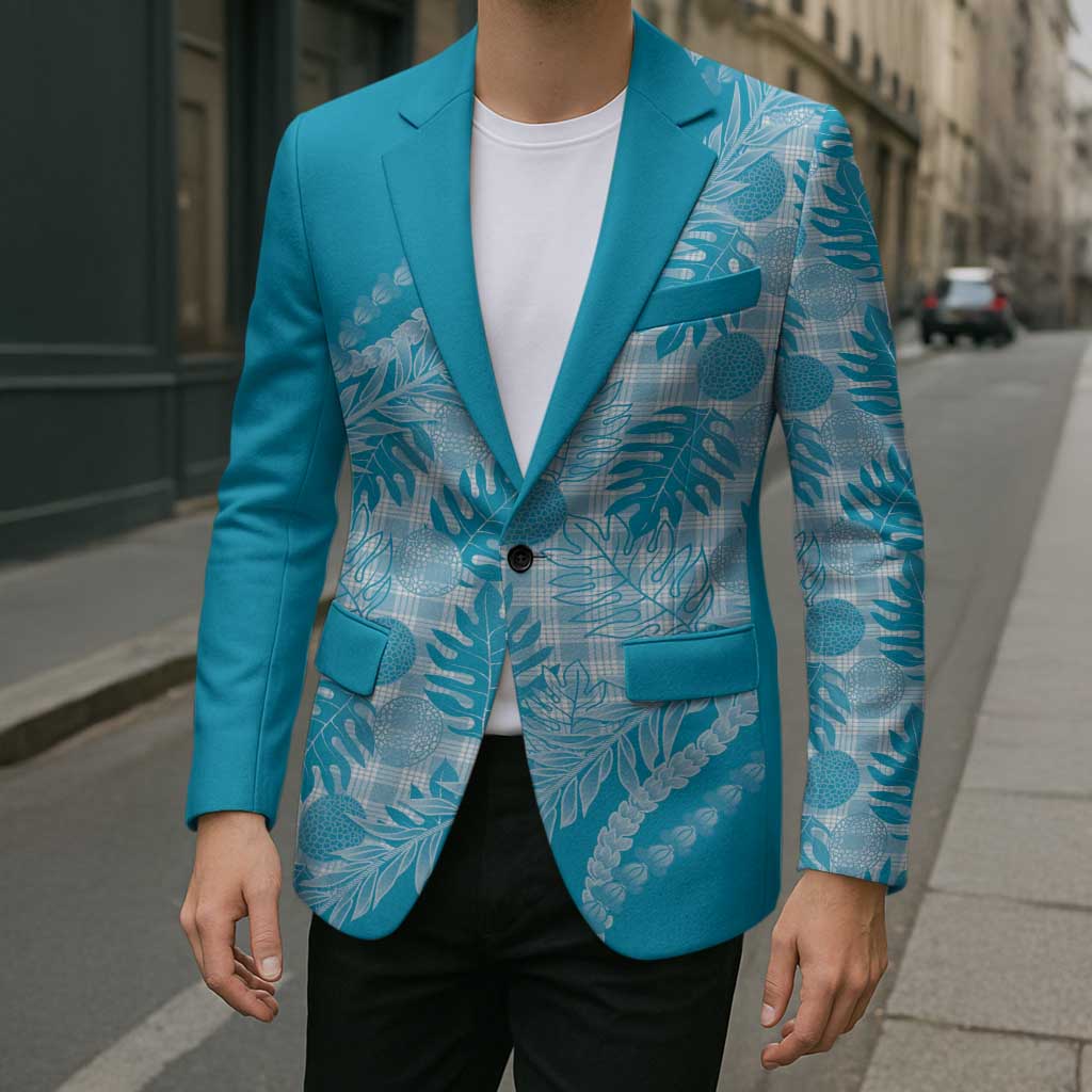 Hawaii Breadfruit Palaka Blazer Polu Maile Lei LT9 - Polynesian Pride