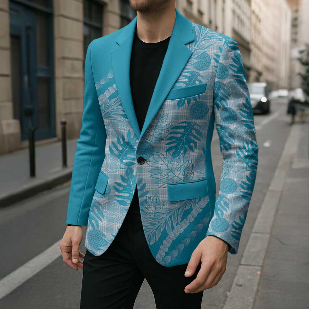 Hawaii Breadfruit Palaka Blazer Polu Maile Lei LT9 - Polynesian Pride