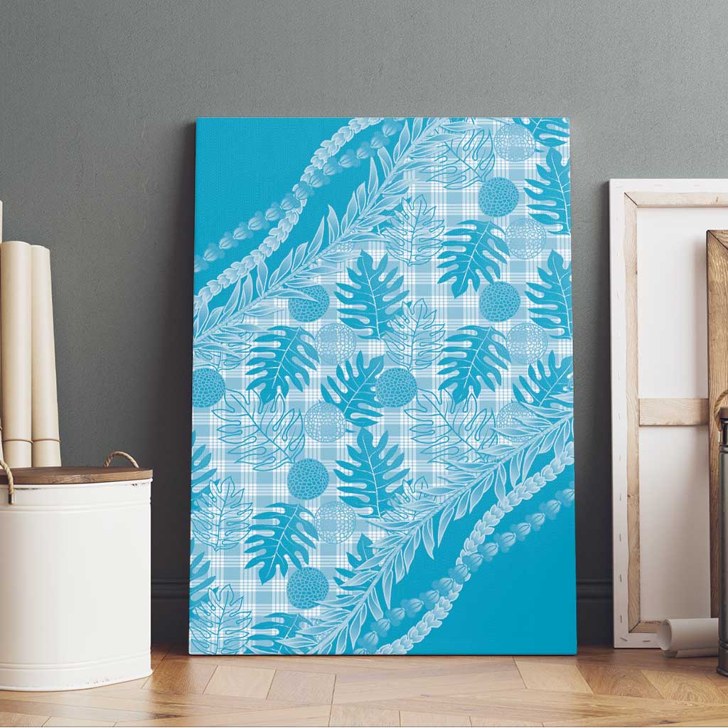 Hawaii Breadfruit Palaka Canvas Wall Art Polu Maile Lei LT9 - Polynesian Pride