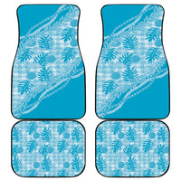 Hawaii Breadfruit Palaka Car Mats Polu Maile Lei LT9 - Polynesian Pride