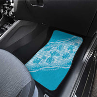 Hawaii Breadfruit Palaka Car Mats Polu Maile Lei LT9 - Polynesian Pride