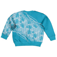 Hawaii Breadfruit Palaka Kid Ugly Christmas Sweater Polu Maile Lei LT9 - Polynesian Pride