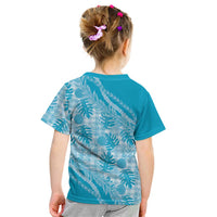 Hawaii Breadfruit Palaka Kid T Shirt Polu Maile Lei LT9 - Polynesian Pride