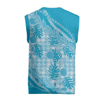 Hawaii Breadfruit Palaka Christmas Knitted V-Neck Vest Polu Maile Lei LT9 - Polynesian Pride