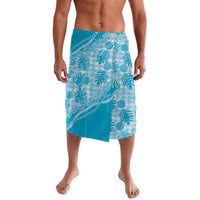 Hawaii Breadfruit Palaka Lavalava Polu Maile Lei LT9 Blue - Polynesian Pride