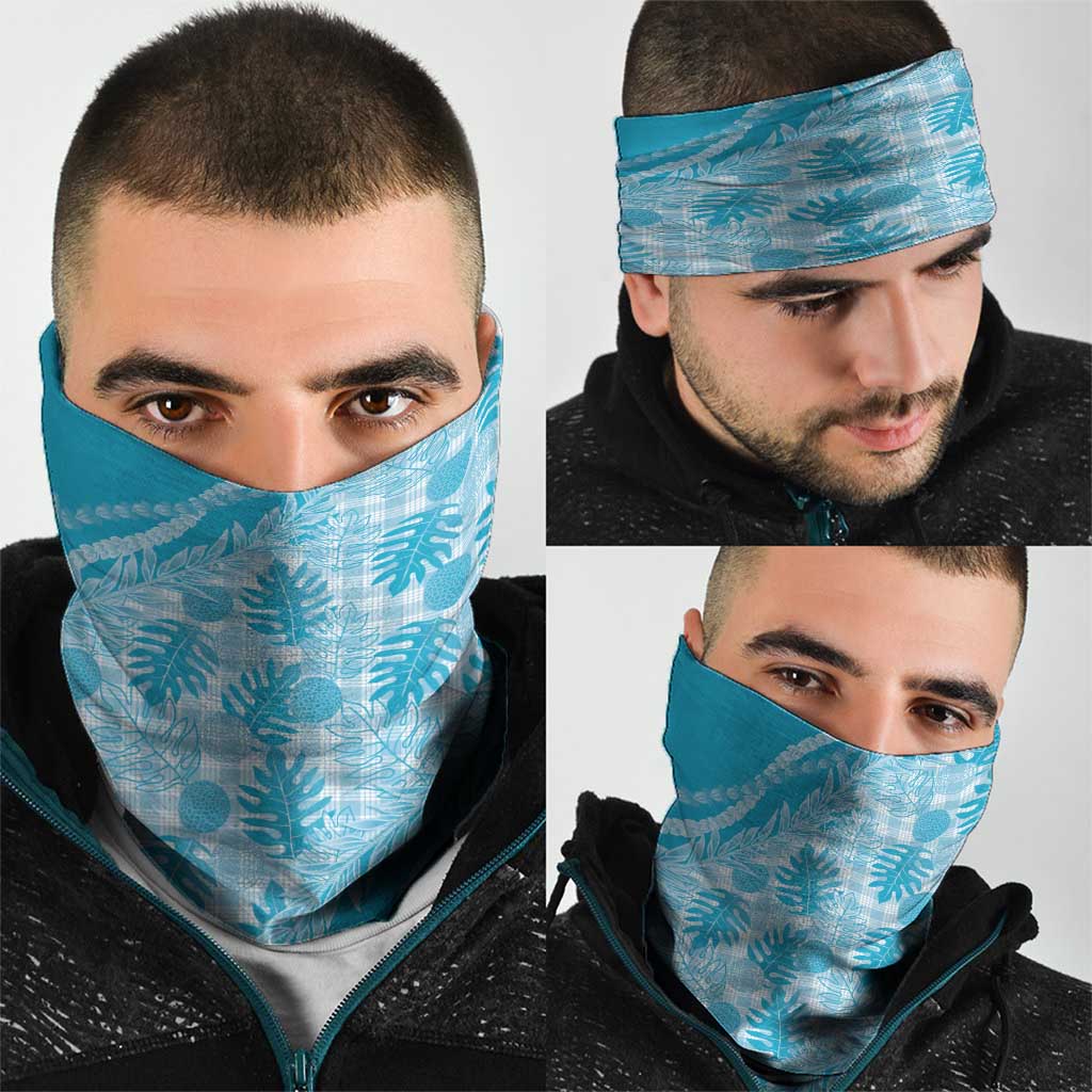 Hawaii Breadfruit Palaka Neck Gaiter Polu Maile Lei LT9 - Polynesian Pride