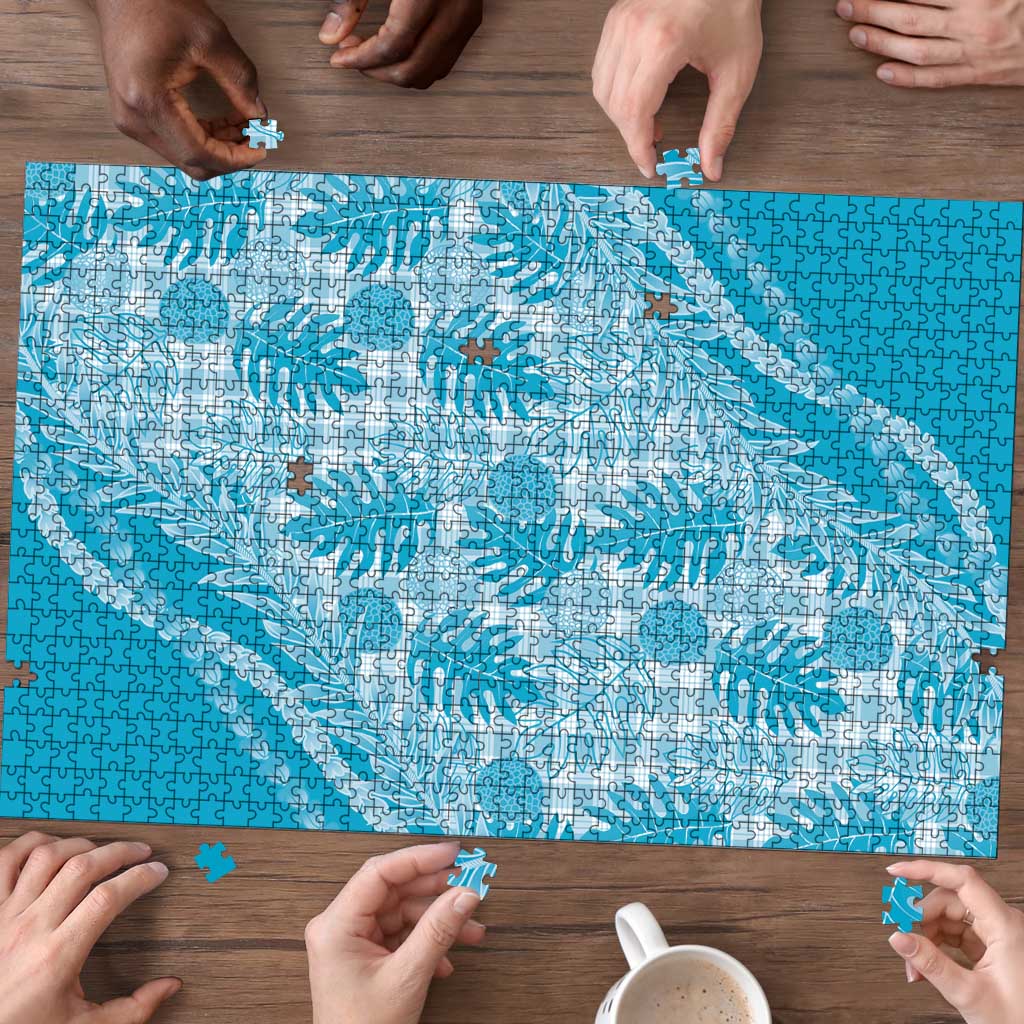 Hawaii Breadfruit Palaka Puzzle Polu Maile Lei LT9 - Polynesian Pride