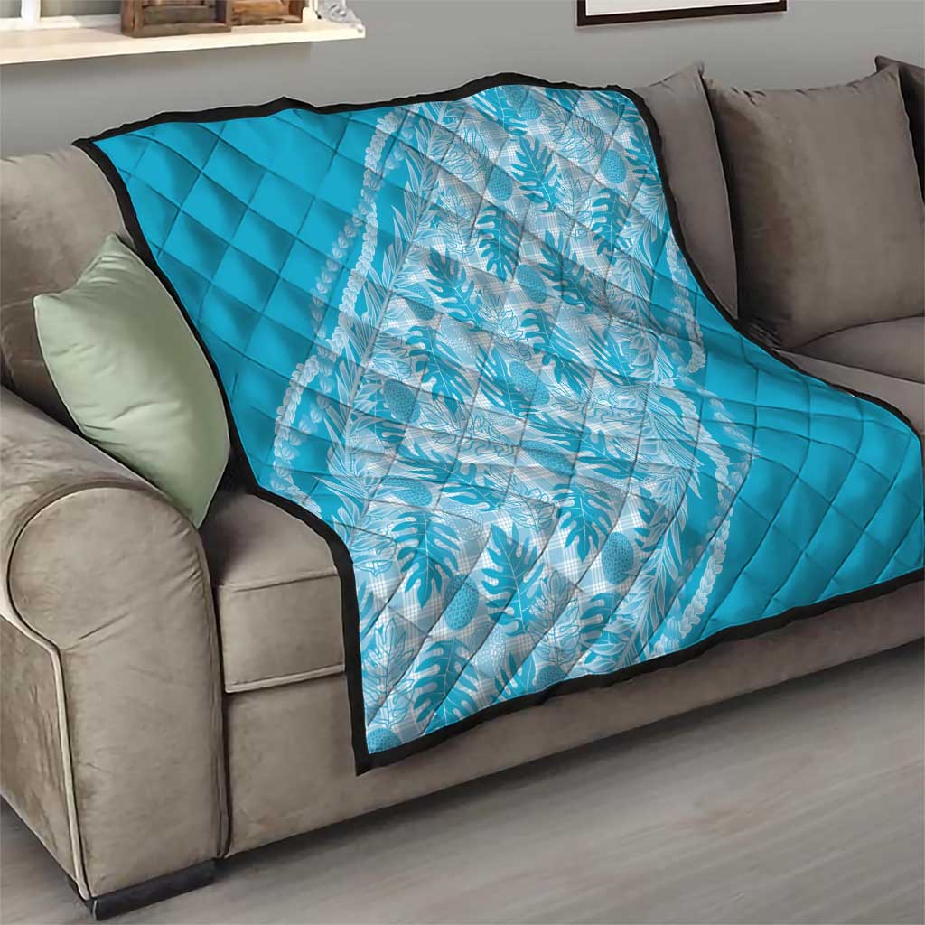 Hawaii Breadfruit Palaka Quilt Polu Maile Lei LT9 - Polynesian Pride