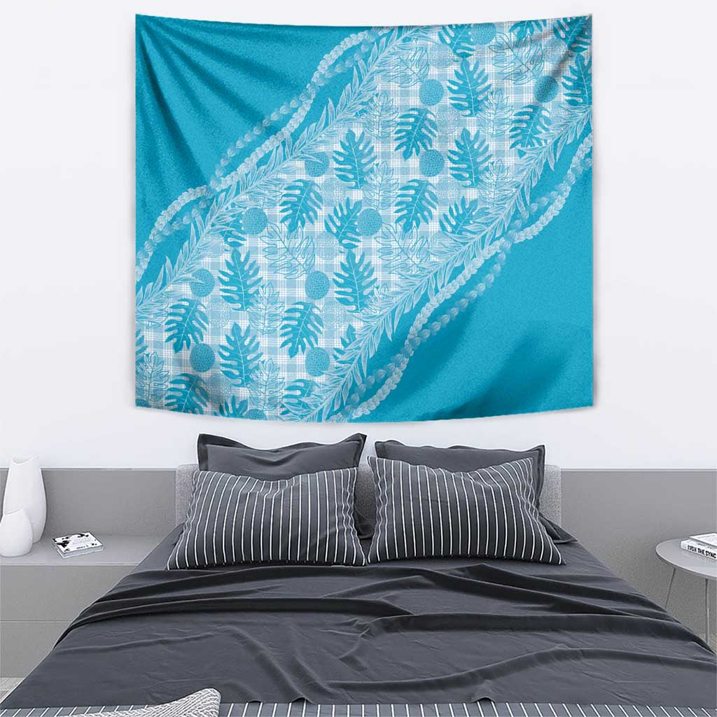 Hawaii Breadfruit Palaka Tapestry Polu Maile Lei LT9 - Polynesian Pride