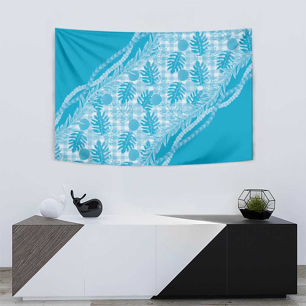 Hawaii Breadfruit Palaka Tapestry Polu Maile Lei LT9 - Polynesian Pride