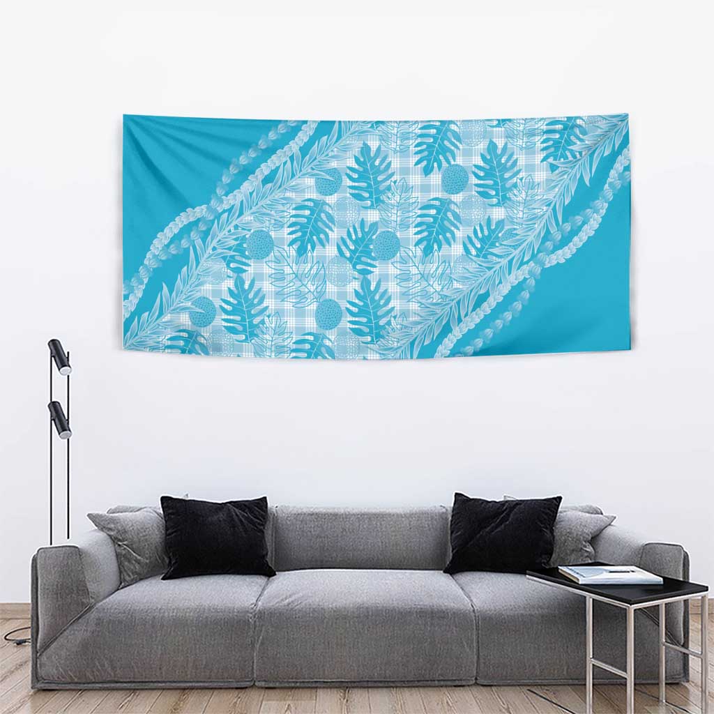 Hawaii Breadfruit Palaka Tapestry Polu Maile Lei LT9 - Polynesian Pride