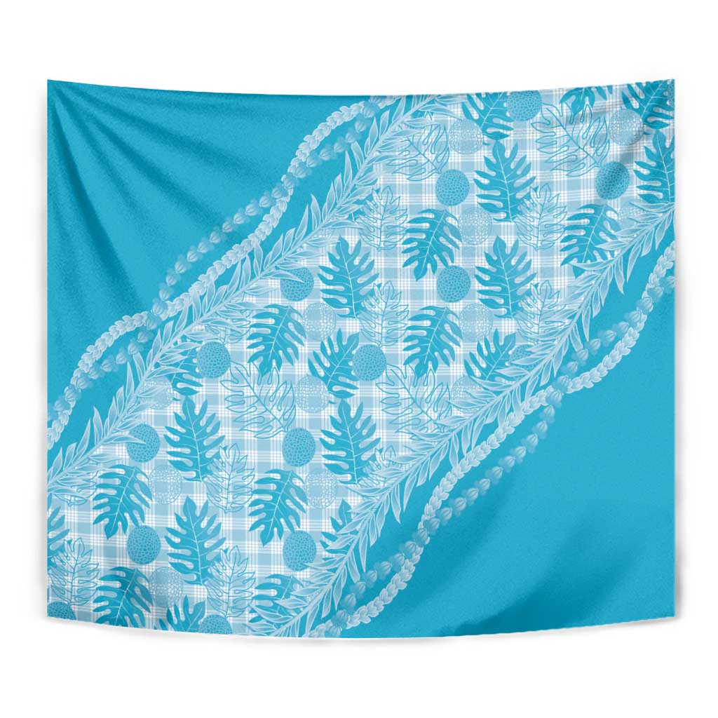 Hawaii Breadfruit Palaka Tapestry Polu Maile Lei LT9 - Polynesian Pride