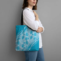 Hawaii Breadfruit Palaka Tote Bag Polu Maile Lei LT9 - Polynesian Pride