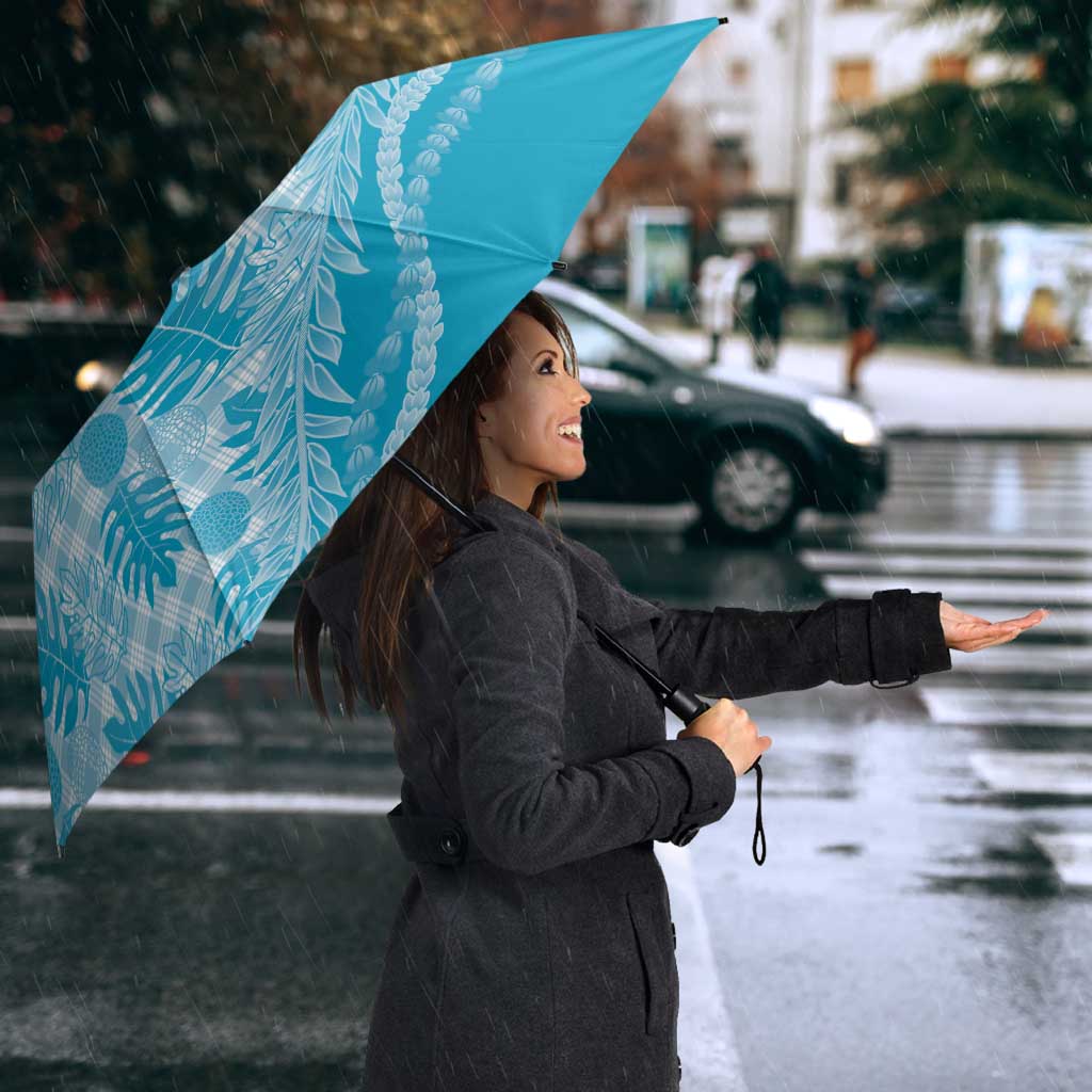 Hawaii Breadfruit Palaka Umbrella Polu Maile Lei LT9 - Polynesian Pride