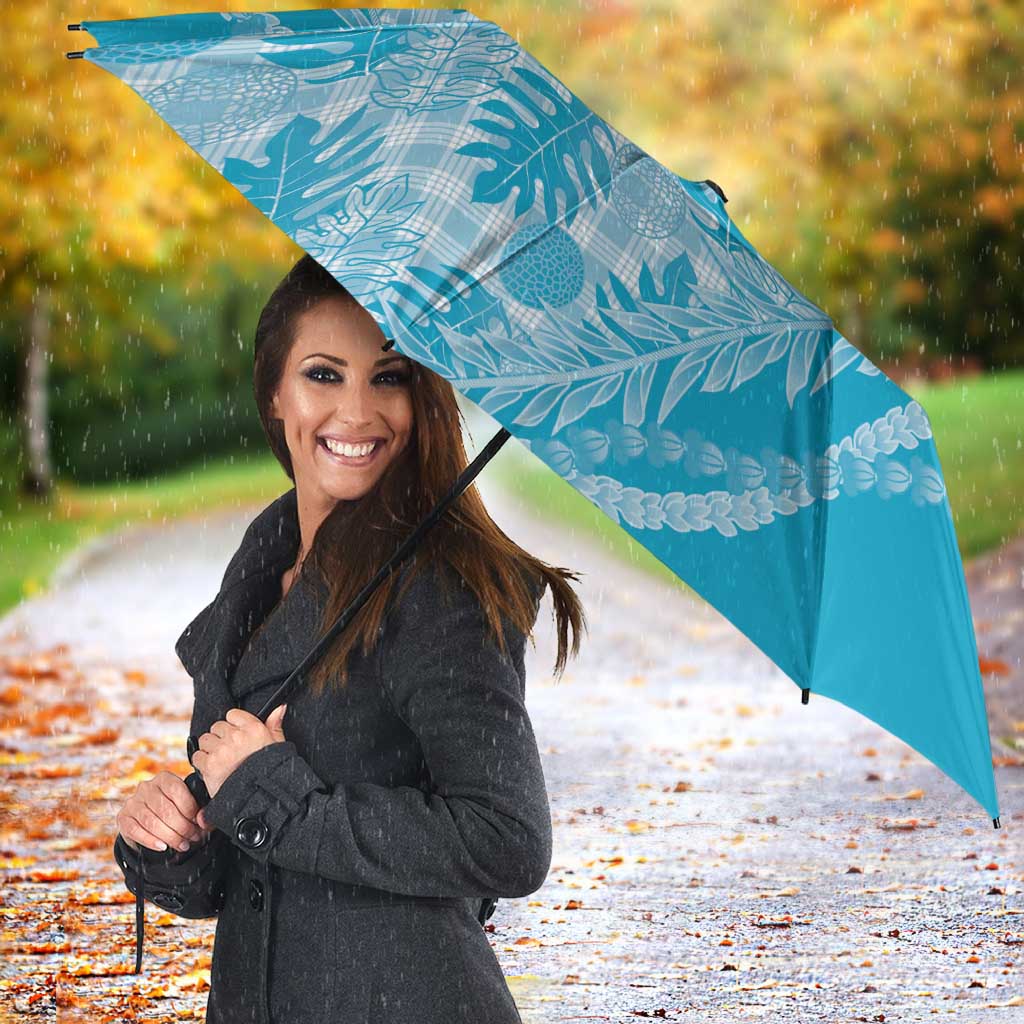 Hawaii Breadfruit Palaka Umbrella Polu Maile Lei LT9 - Polynesian Pride