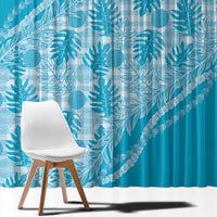 Hawaii Breadfruit Palaka Window Curtain Polu Maile Lei LT9 - Polynesian Pride