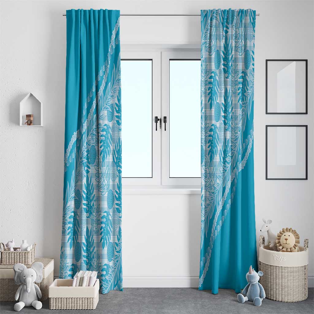 Hawaii Breadfruit Palaka Window Curtain Polu Maile Lei LT9 - Polynesian Pride