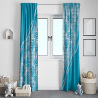Hawaii Breadfruit Palaka Window Curtain Polu Maile Lei LT9 - Polynesian Pride