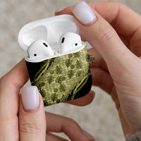 Hawaii Breadfruit Palaka AirPods Case Omaomao Maile Lei LT9 - Polynesian Pride