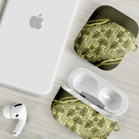 Hawaii Breadfruit Palaka AirPods Case Omaomao Maile Lei LT9 - Polynesian Pride