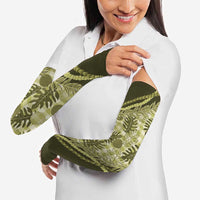 Hawaii Breadfruit Palaka Arm Sleeves Omaomao Maile Lei LT9 - Polynesian Pride