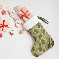 Hawaii Breadfruit Palaka Christmas Stocking Omaomao Maile Lei LT9 - Polynesian Pride